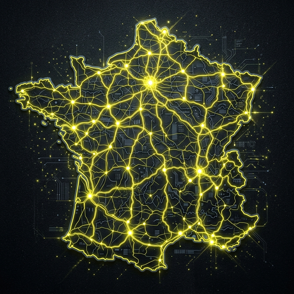 Carte de France des interventions